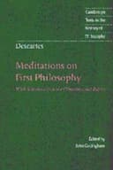 Cover of Meditations on First Philosophy