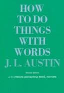 Cover of How to Do Things with Words