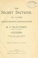 Cover of The Secret Doctrine