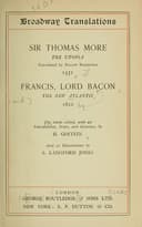 Cover of Utopia