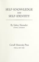 Cover of Self-Knowledge and Self-Identity